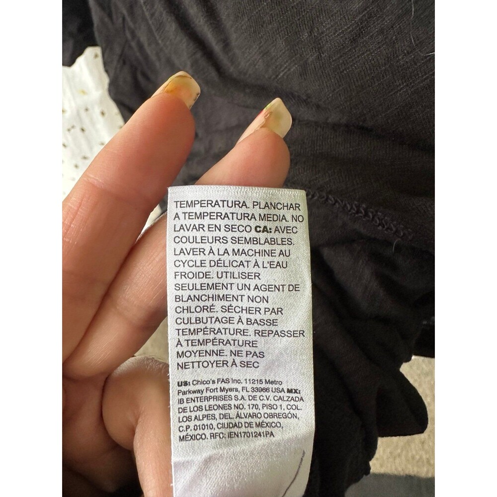 Chico's Ultimate Tee Essential Basic Pullover Spl… - image 6